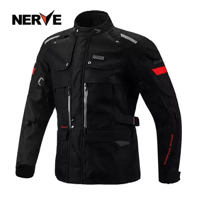 NERVE autumn and winter locomotive riding suit suit men's rally clothing locomotive racing clothes anti-drop waterproof and warm