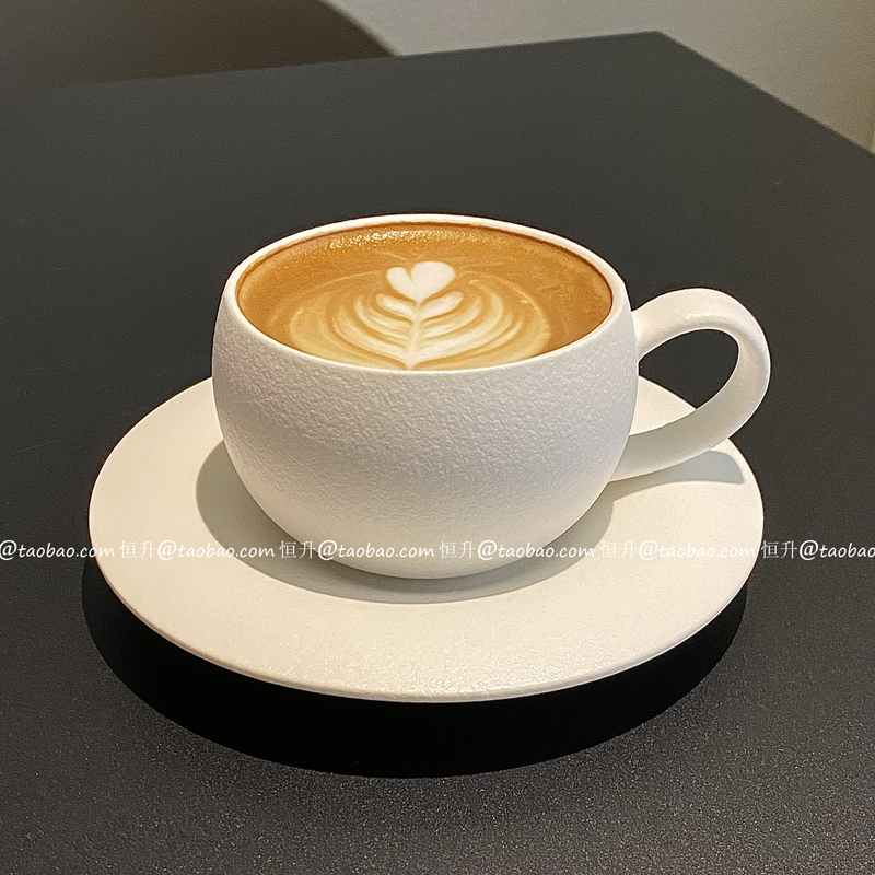 Retro Frosted Stone-Patterned Ceramic Egg Cup, Coffee Cup and Saucer, Latte Art Cup, Afternoon Tea, Exquisite Souvenir Gift Retro Frosted Stone-Patterned Ceramic Egg Cup, Coffee Cup and Saucer, Latte Art Cup, Afternoon Tea, Exquisite Souvenir Gift