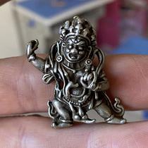 Népal blanc cuivre petit Bouddha caché secret Vajra protecteur cuivre Bouddha pendentif solide Bouddha poche Bouddha imitation bouddha antique