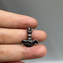 Tibetan style cold iron Vajra sword necklace pendant ornaments Tibetan style Buddhist beads bracelet with cloud back boutique pendant