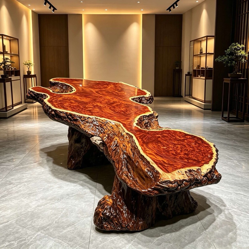 Baha Wood, North American Black Walnut, African Burmese Teak, Natural Edge Ebony, White Wax Wood Round Dining Table, Large Slab Tea Table, Clearance Sale Baha Wood, North American Black Walnut, African Burmese Teak, Natural Edge Ebony, White Wax Wood Round Dining Table, Large Slab Tea Table, Clearance Sale