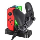 Dobe Switch небольшая ручка красочная световая колонка четыре зарядного устройства, может зарядить 2 Pro Randles NS Joy-Con Charger
