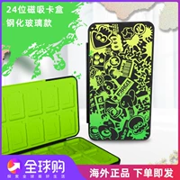 Switch/OLED Jet Warrior Тема стеклянная магнитная карта коробка Nintendo 24 Game Card Bring Box