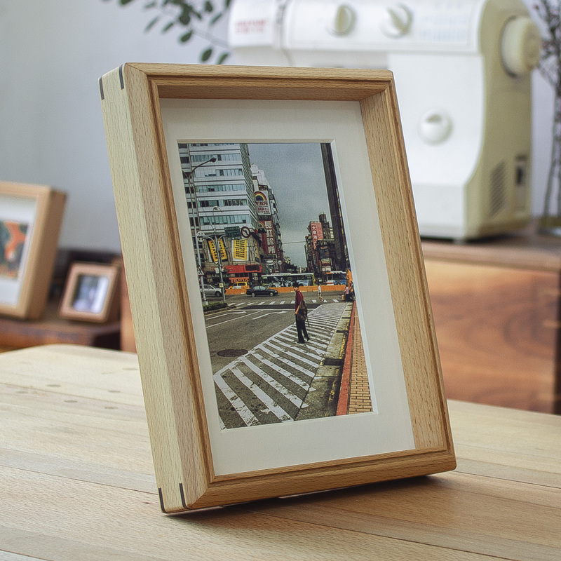 Original Design from Shanli: Mortise and Tenon Solid Wood, Simple Retro Style Decorative Square Concave Thick Handmade Photo Frame Picture Frame Original Design from Shanli: Mortise and Tenon Solid Wood, Simple Retro Style Decorative Square Concave Thick Handmade Photo Frame Picture Frame
