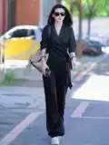 Рубашка, штаны, V-образный вырез, свободный прямой крой
