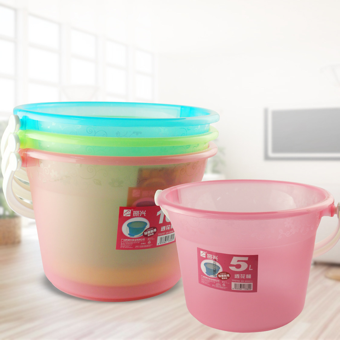 Rejuvenation bucket thickening bucket thicker toilet contains fishing bubble foot underwear bucket 5L 10L