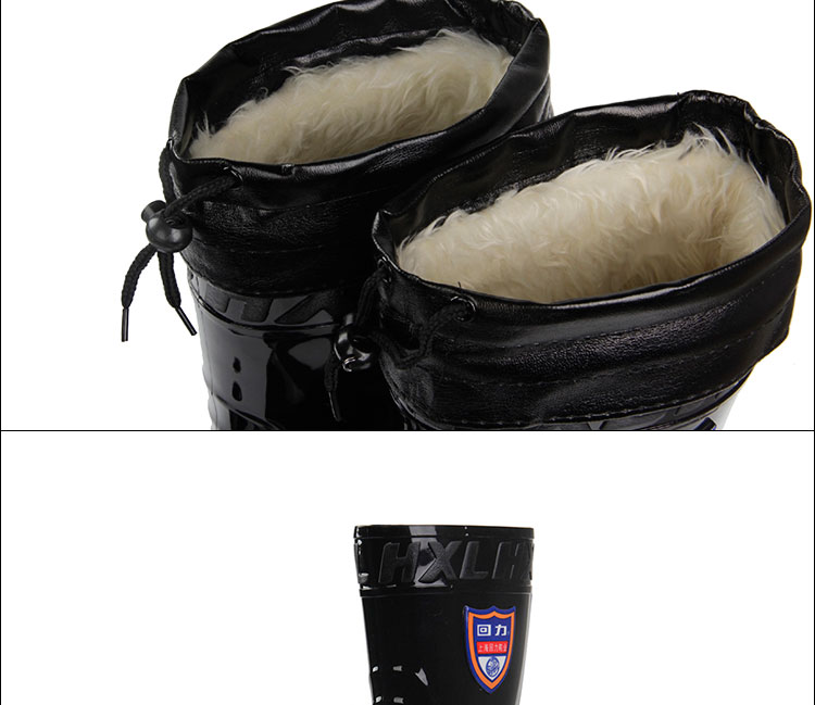 Giày cao cổ kéo trở lại mùa đông ấm áp cho nam - Rainshoes giày bảo hộ siêu nhẹ chống nước