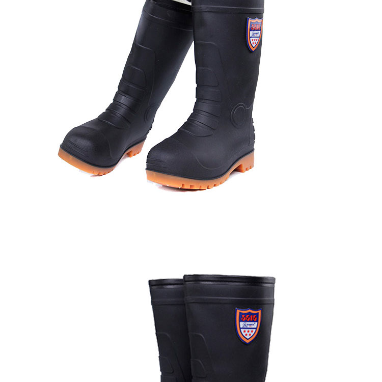 Mùa đông cộng với đôi giày đi mưa bằng vải bông ấm áp cho nam giày boot nam chống nước