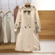 ojaer oujier giảm giá thương hiệu nữ Ke series đi lại dụng cụ gió dài tay áo gió áo khoác nữ hoang dã - Trench Coat