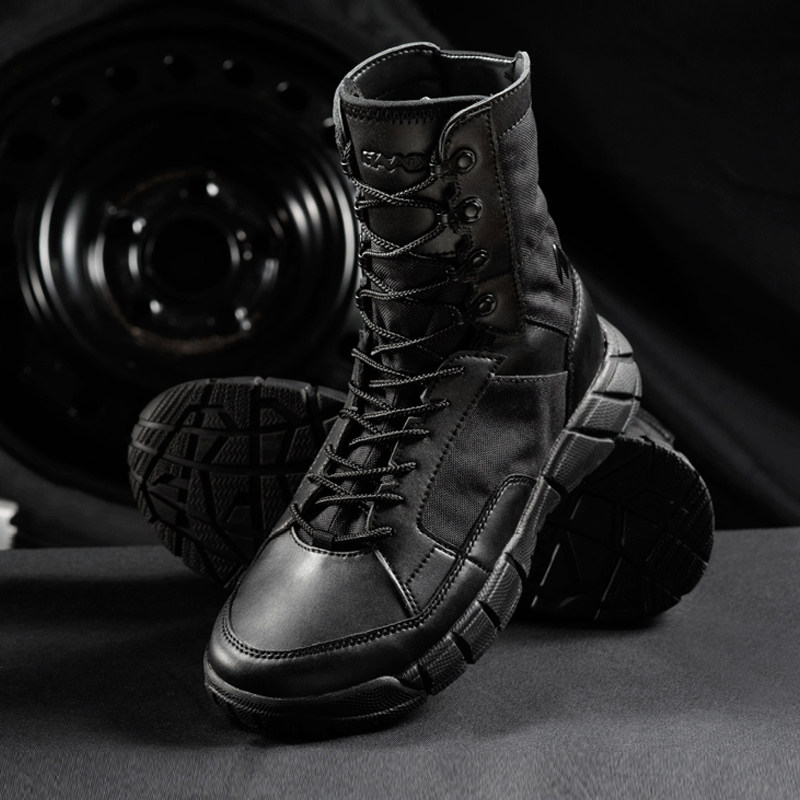 Combat Boots Man Super Light Breathable Training Boots Women Waterproof Mountaineering Shoes High Cylinder Land War Boots For Training Boots Air Drop Tactical Boots