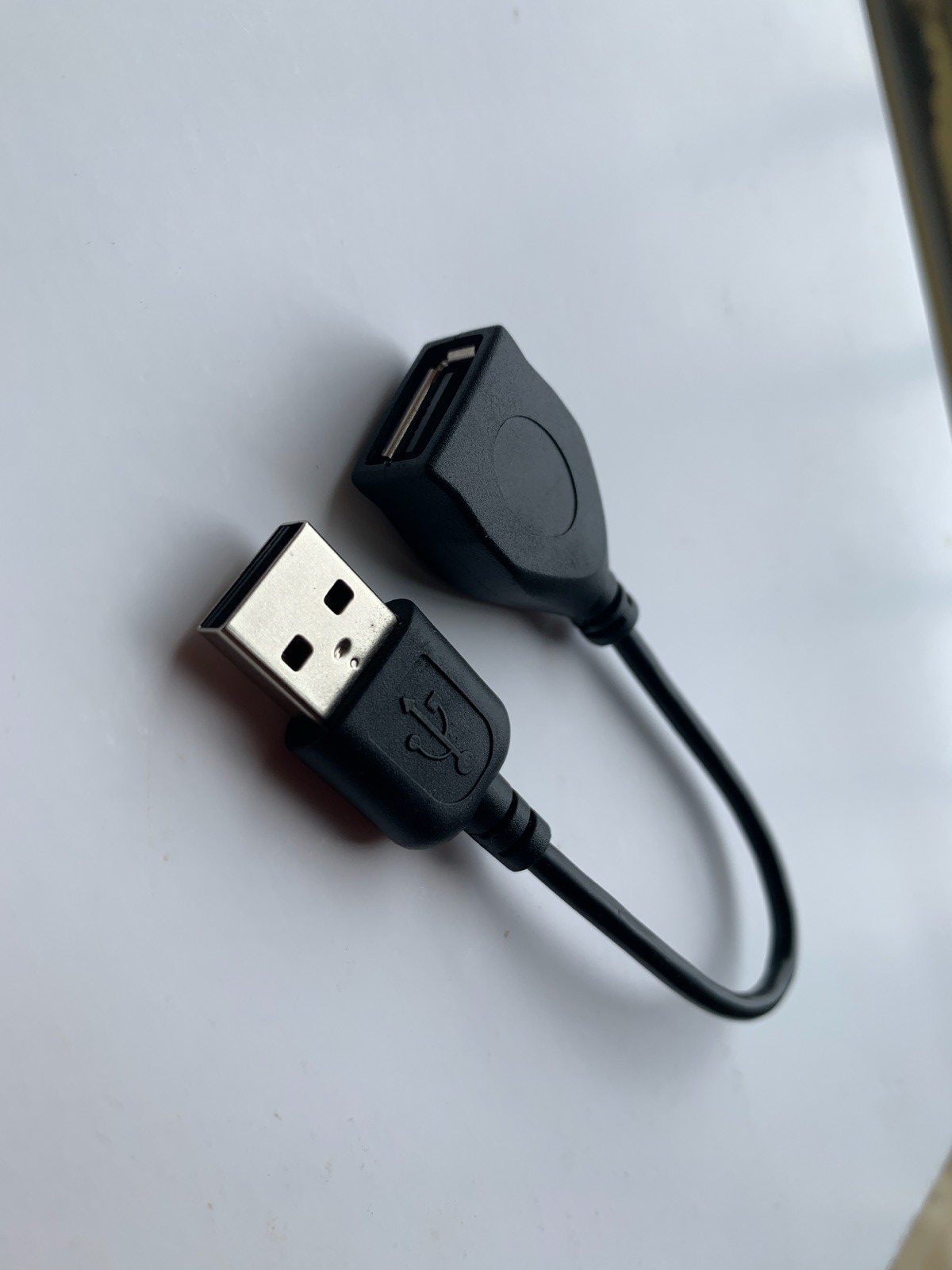 原装USB2.0延长线18CM短线全包头：解决空间限制的神器！-USB延长线-淘宝百科网