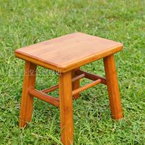 Nanzhu square stool Dining stool Small bench Childrens study stool Low stool Portable stool Maza home wooden stool