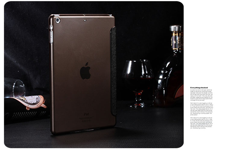 Apple iPad mini1 / 2/3 đựng máy tính bảng gấp stent sau khi nhỏ 4 thả vỏ cứng bán buôn - Phụ kiện máy tính bảng cường lực ipad