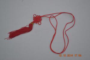 Handcrafted Gourd Accessories, Chinese Knot Keychain, Small Copper Mouthpiece
