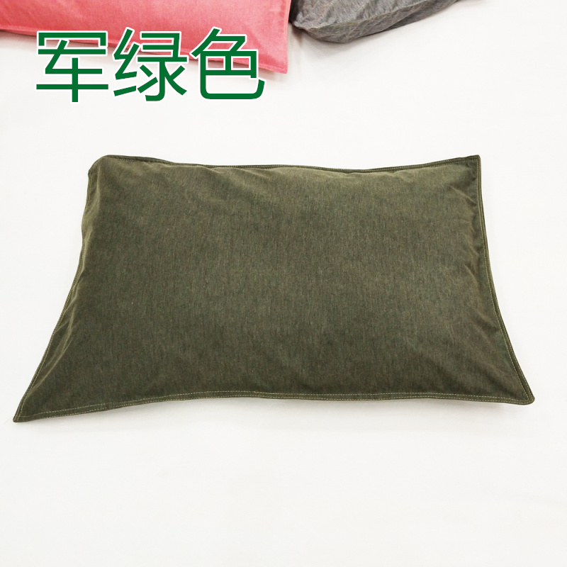 Chống thấm nước và chống mite chống nước dầu rắn màu đơn giản gối có thể giặt khách sạn gối cao su bảo vệ gối goi chu u