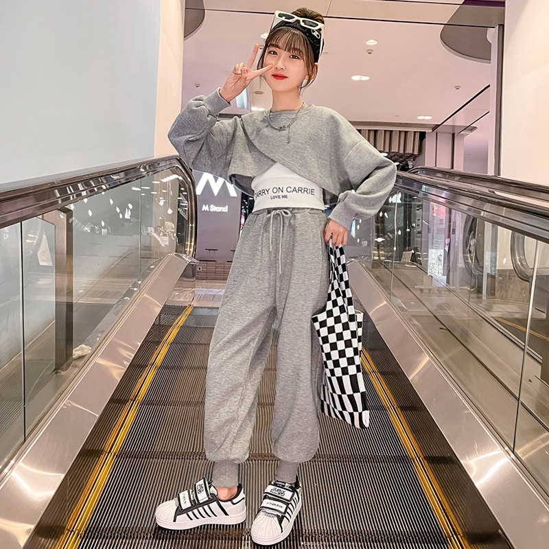 Jazz Dance Costumes Girls Fracking Street Suit Street Dance Boatload Jazz Practice Dresses Training Tide Cool Trendy Clothes Tide Clothing