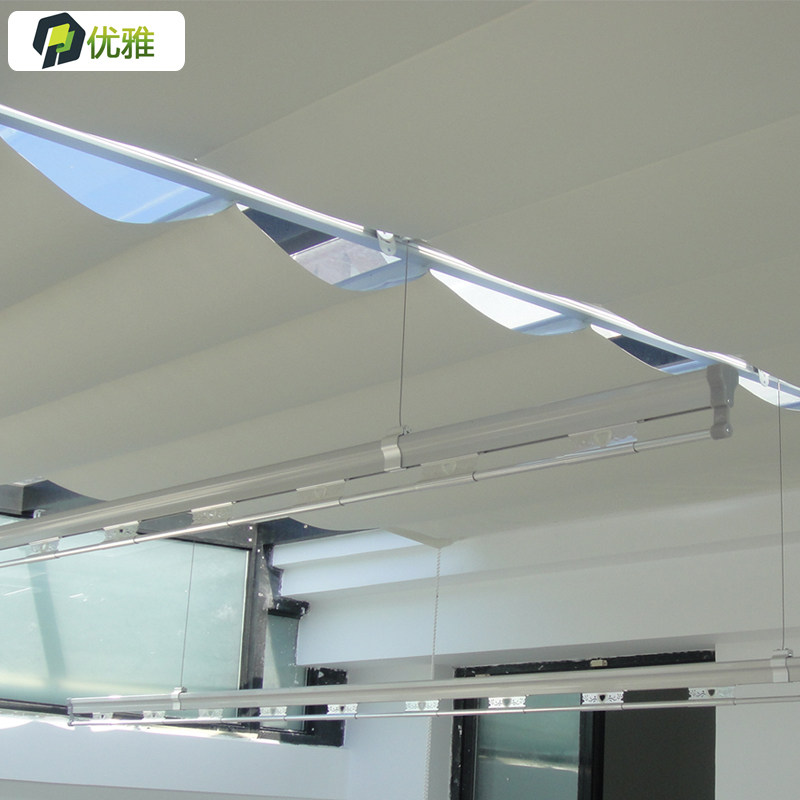 Folding canopy curtain Sun room sunshade roof curtain Thermal