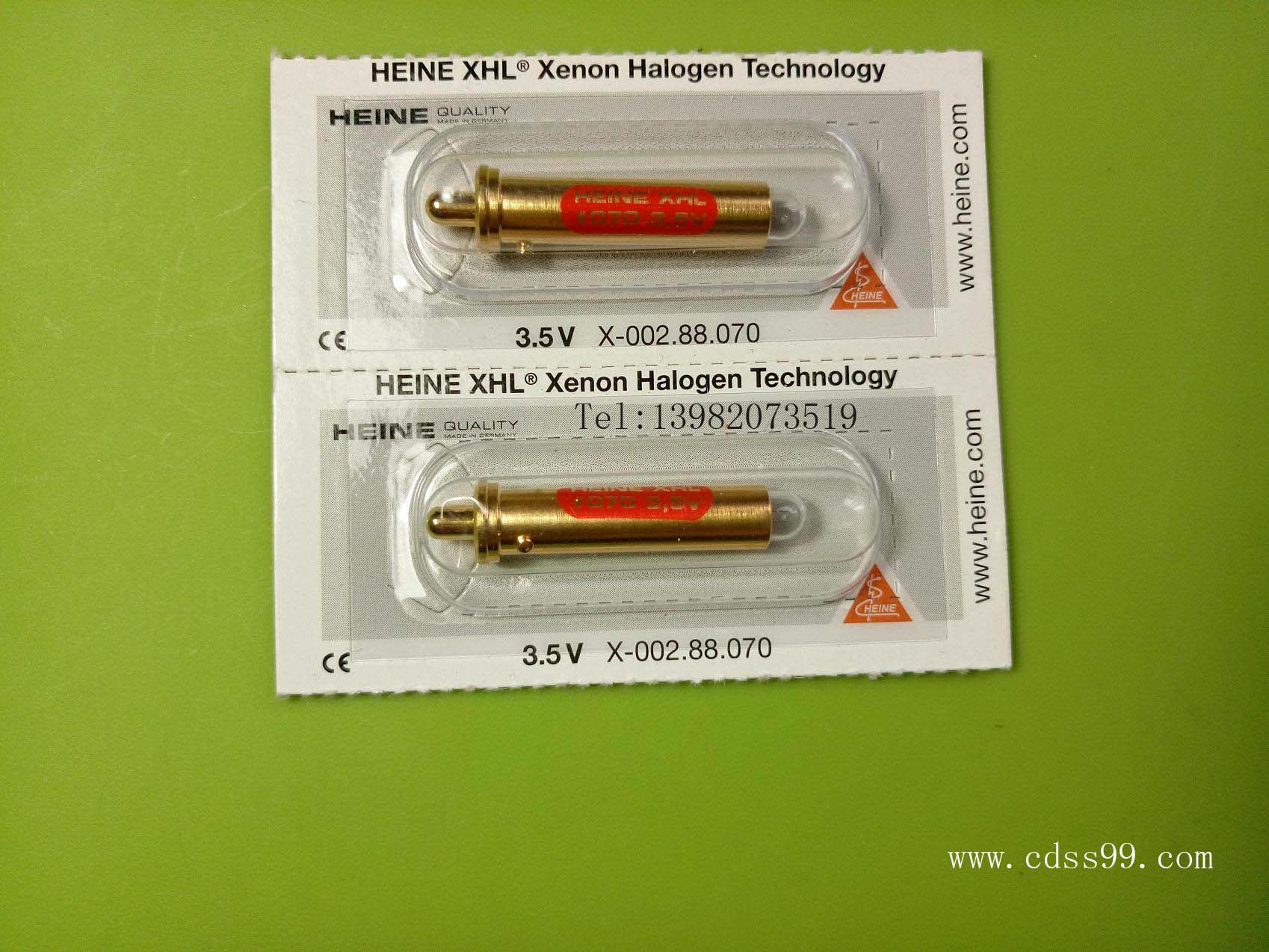 原厂德国HEINE海尼蛇牌BETA200SM2直接用XHL#070 3.5V检眼镜灯泡
