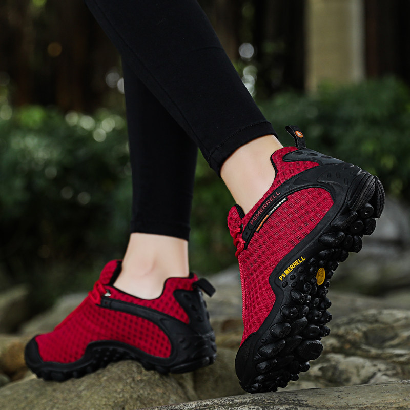 Hiking shoes women's summer hiking shoes mesh breathable non-slip light hiking shoes outdoor couple climbing shoes men wear-resistant