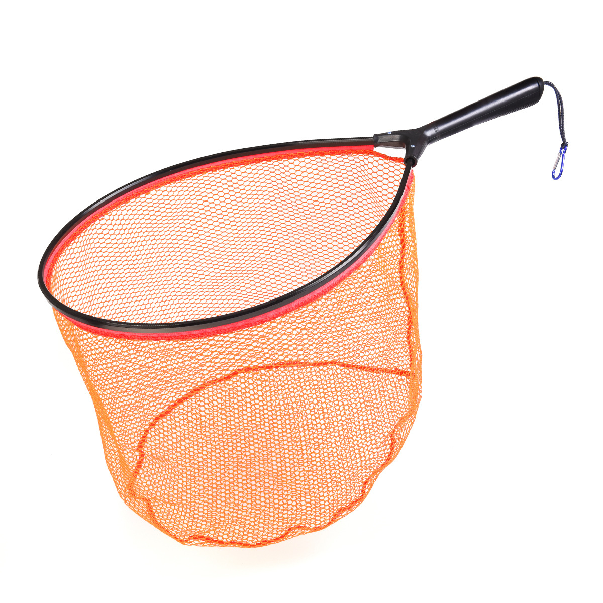 Portable road subbailing network hanging glue anti-hanging flying fishing hand fishing nets fly fly fishing short section fishing nets Single-section triangular bailing net