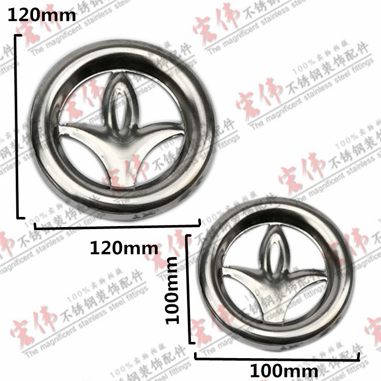 Stainless Steel Trim Accessories Doors And Windows Guardrails Accessories Full Welding Polished Boutique Flowers Ring Iron Bed Frame Accessories Orchids