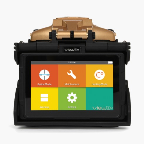 South Korean One-Noo-ino Twin Core Leather Line VIEW-4M V4M Fiber-optic Lava-Machine Melting Machine Hot-melt Machine