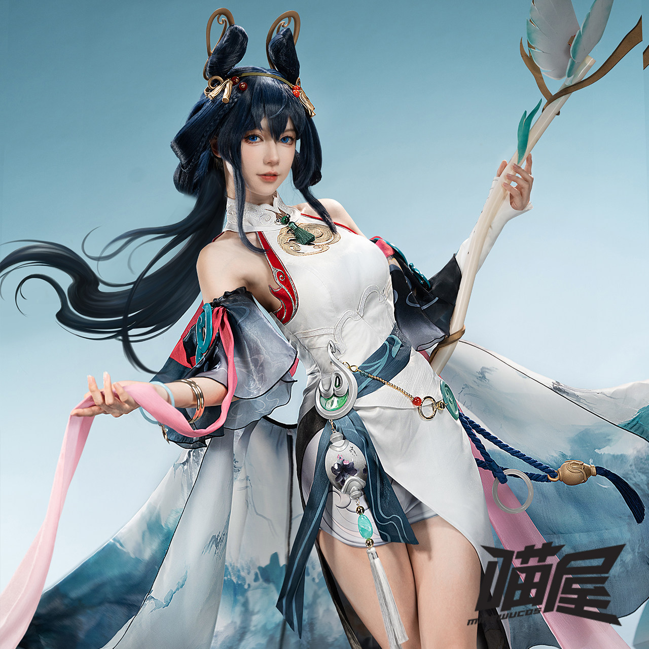 喵屋小铺公孙离墨染江湖cos服，古风少女的梦中情衣！(๑•̀ㅂ•́)و✧_Cosplay男装_淘宝游戏网