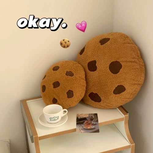 Xiaohongshu подушка в виде печенья в том же стиле