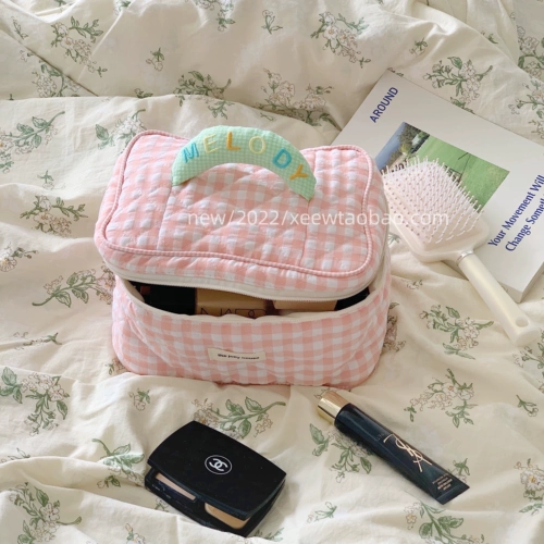 Косметичка, сумка через плечо, портативная вместительная и большая сумка-органайзер, сумка для путешествий, сумка для хранения