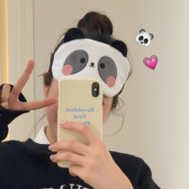Cute Panda sleeping mask ~ girls protective ice cover glass cover lunch to relieve eye fatigue sleep special
