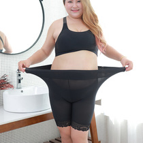 Large code safety pants woman not curl 200 catty mm anti-walking light hit bottom shorts ice wire anti-wear leg breathable gattening