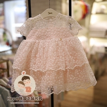 Direct mail ETTOI Korea Pegus childrens clothing 2020 Spring girls pink princess dress 024043