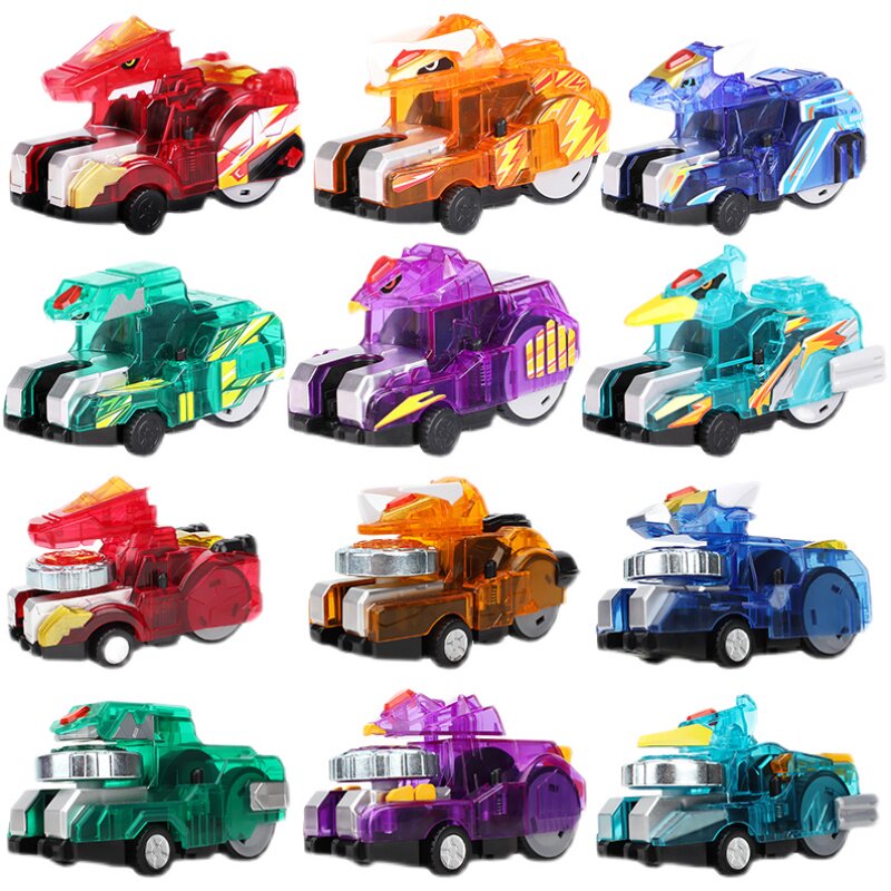 Billion Odd Heart Blast Dragon Tyrannosaurus Chariot 3 Gyro Chariot Flame Overlord Dinosaur Toy Interstellar Period 2 Children's Gyro