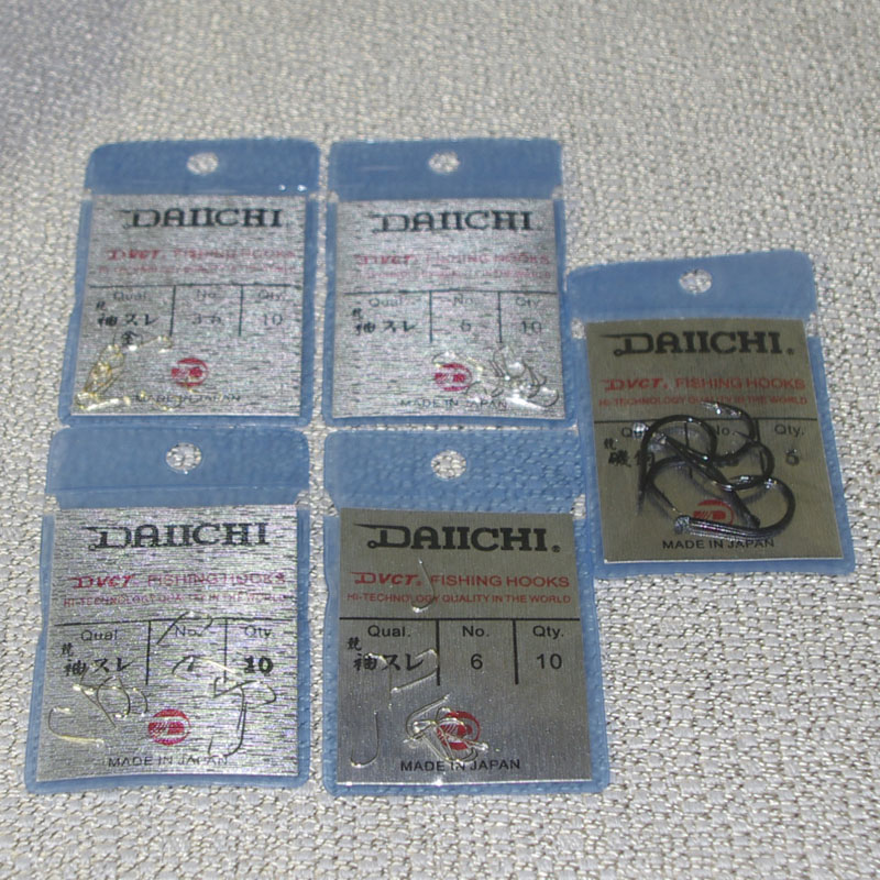 DAIICHI Japanese original imported Tokyo sleeves Super fine No barb high carbon steel fish hook