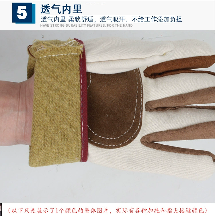 găng tay da thợ hàn Găng tay vải tốt, găng tay nhà xưởng máy móc, găng tay chịu dầu, găng tay hàn, găng tay bảo hộ lao động, găng tay vải canvas găng tay hàn da bò bao tay da hàn