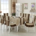 Khăn trải bàn bằng vải lanh ghế bọc đệm đặt hiện đại tối giản bàn ăn bọc vải vải ghế ăn đặt khăn trải bàn khăn trải bàn hàn quốc Khăn trải bàn