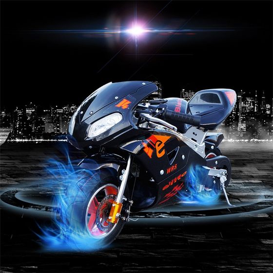 22 years new lamp style small motorcycle children 49CC mini motorcycle small sports car gasoline adult