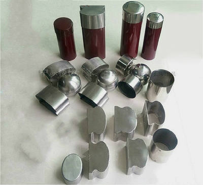 Stair handrail accessories 50/637/745 handrail plugs, joints, universal joints
