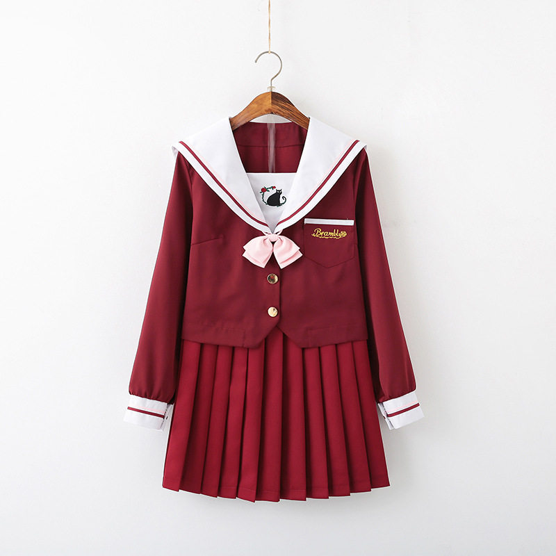 Подгонять одежда Спецодежда/Униформа/бизнес 日系学院风女装纸样智恩短裙套装设计 1:1牛皮纸服装模板可裁切