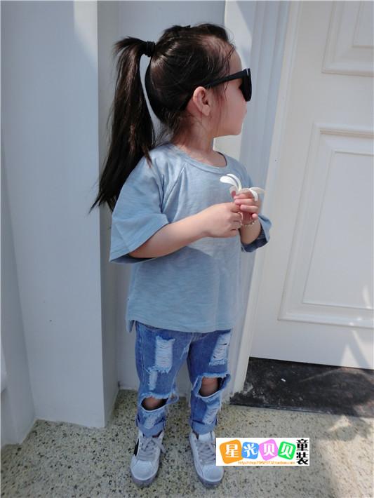 Pantalon fille M5813251456 en toile - Ref 2060604 Image 13