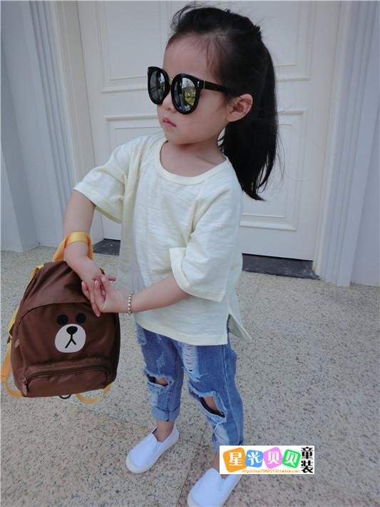 Pantalon fille M5813251456 en toile - Ref 2060604 Image 14