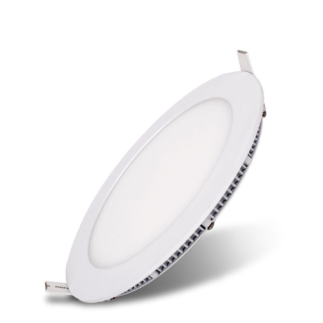 超薄LED筒灯嵌入式面板灯圆形开孔15公分4/5寸12W18W商用工程孔灯