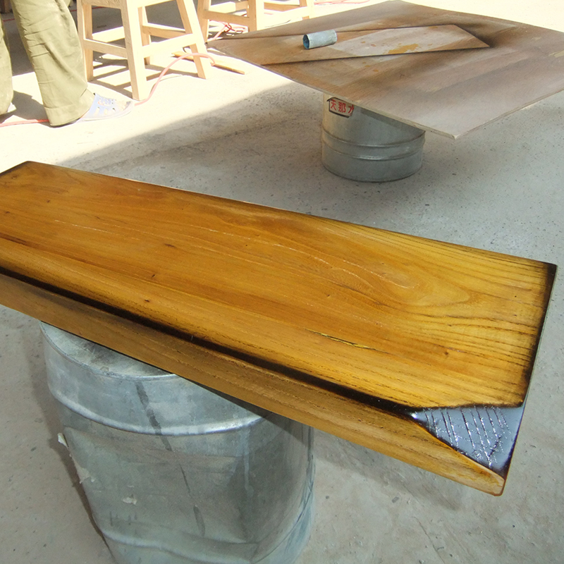 Bar ván gỗ rắn Máy tính để bàn tùy chỉnh Elm đồ nội thất cổ đồ gỗ tùy chỉnh mặt bàn gỗ rắn đơn giản hiện đại Bắc Kinh - Bàn / Bàn bàn ghế gỗ tân cổ điển	