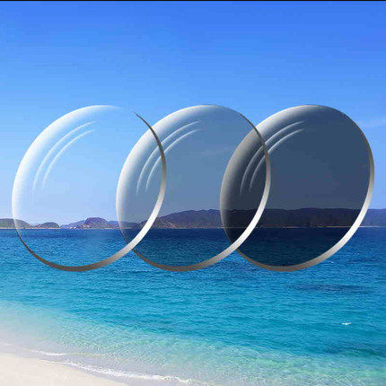 Glasses sheet 1 56 Anti-Blu-ray discoloration lenses radiation-resistant anti-fatigue two pieces of variable grey myopia lenses with degrees