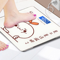  Weight electronic scale Mini precision weight scale Household human body weight scale Adult health scale USB charging