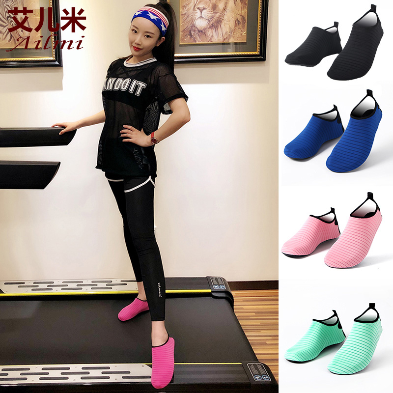 Indoor fitness shoes Women's and men's gym special soft-soled non-slip yoga rope dance shoes Comprehensive training sports shoes