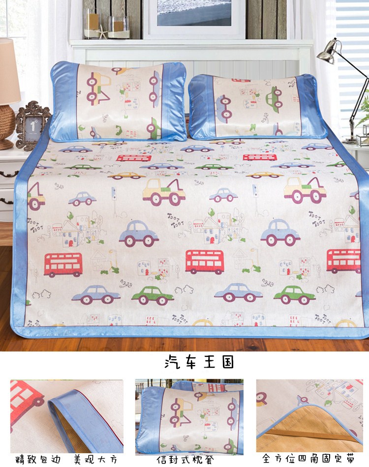 Tùy chỉnh-thực hiện phim hoạt hình băng lụa mat 1.1 m 1.3 m 1.4 m 1.5 m 1.8 m2 m 2.2 m giường mat tùy chỉnh