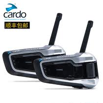 cardo headset motorcycle helmet Bluetooth built-in integrated wireless multiplayer intercom waterproof durable endurance