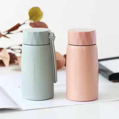 Nordic minimalist thermos cup for men and women students portable ins Harajuku Fengshui Cup Mini small simple literary Cup