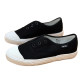 Double Star 2023 Autumn Slip-on Lazy Shoes Versatile Shallow Mouth Canvas Shoes Women's Flat White Shoes ເກີບນັກຮຽນ